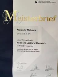 meisterbrief-zertifikat hildesheim malerfachbetrieb
